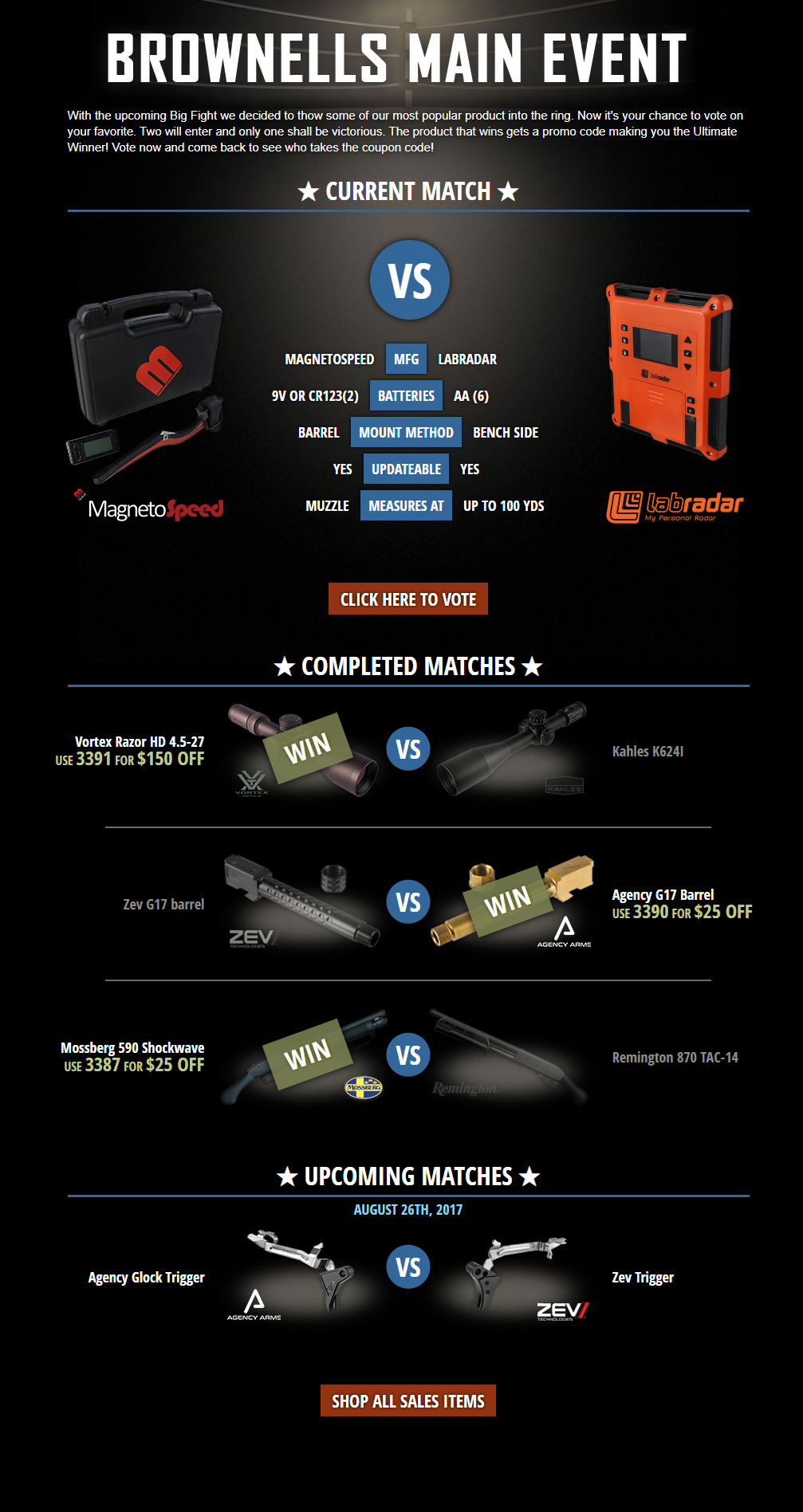 Main Event landing page day 4
