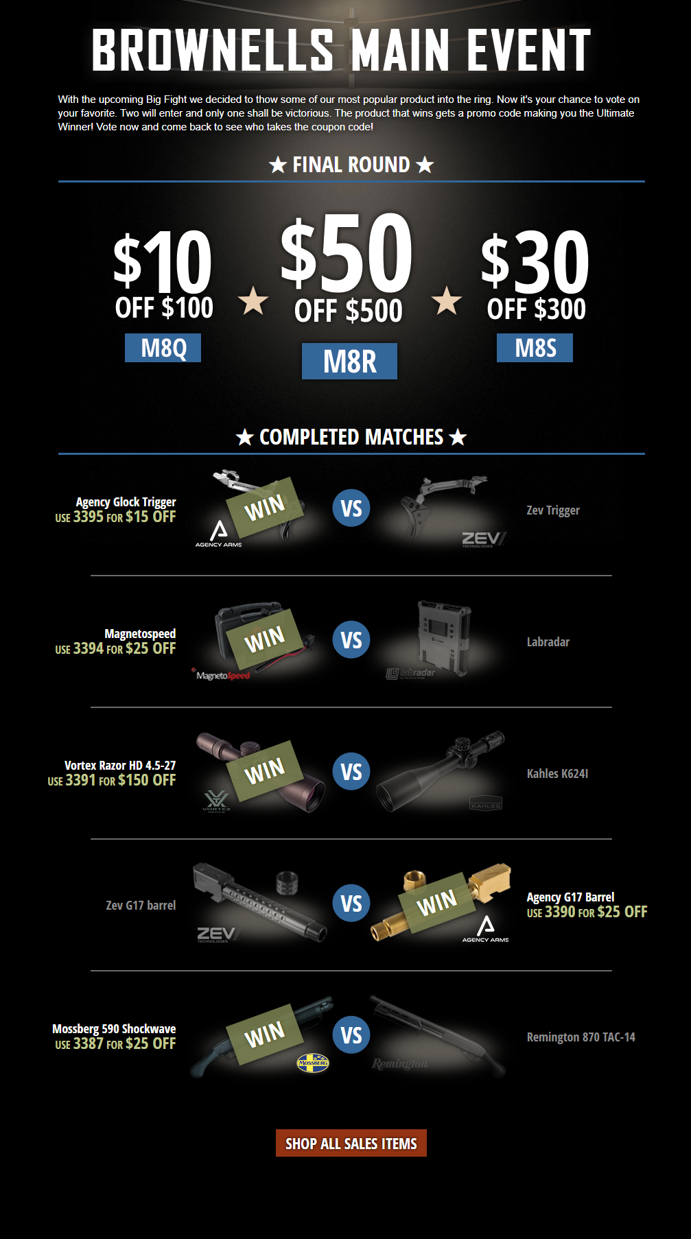 Main Event landing page day 6